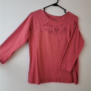 LOFT floral longsleeve